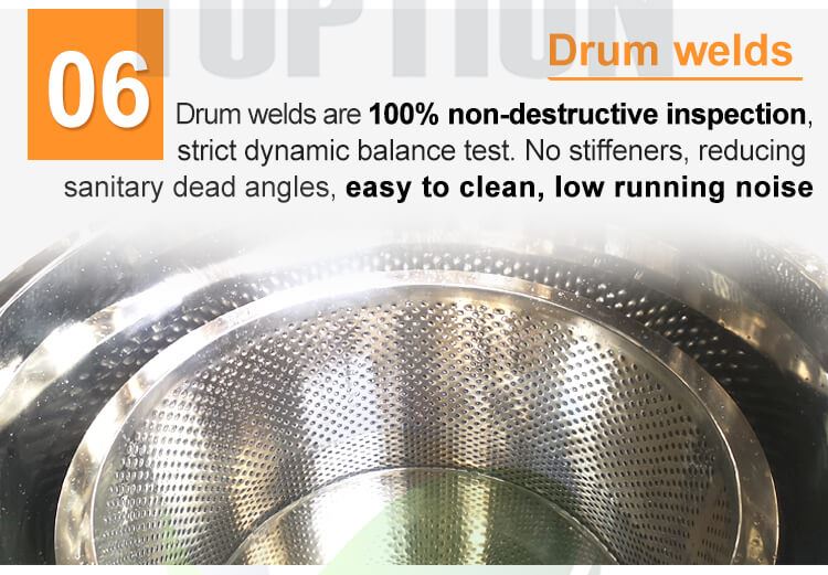 plant oil extraction drum welds